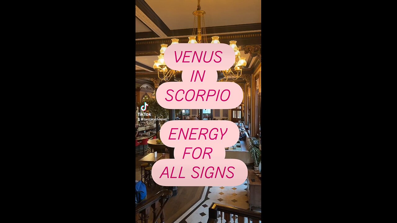 Venus in Scorpio energy and influence for all astrological signs #allsigns #astrology #tarotary