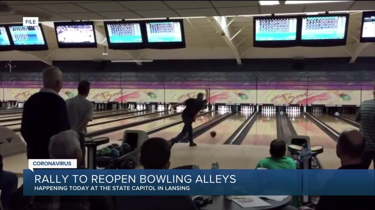 Rally to reopen bowling alleys taking place in Lansing