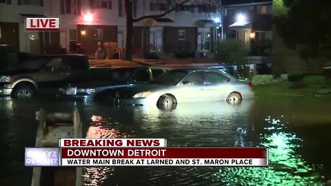 Detroit Water Main Break