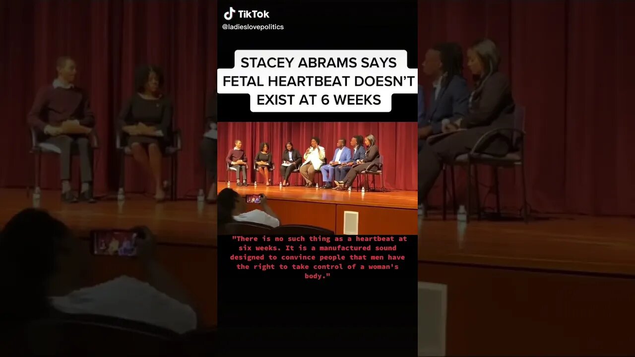 @Stacey Abrams Says Men Are Controlling Women’s Bodies @ Six Weeks #shorts