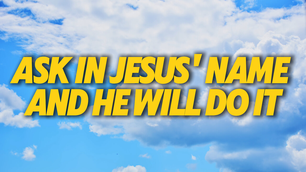 Ask in Jesus' Name and He Will Do It | The Comfort of Asking in Jesus Name | Feat. Charles Spurgeon