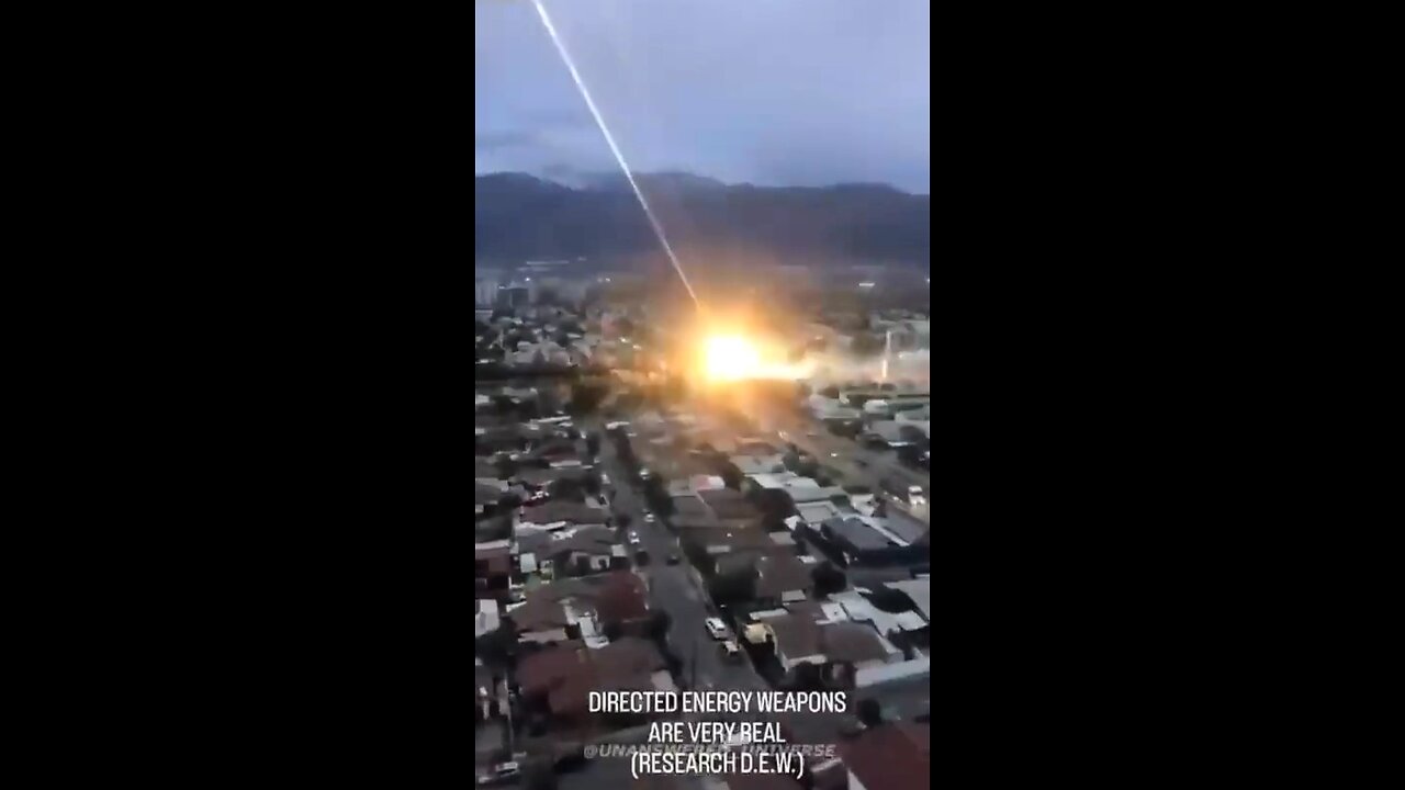 Hawaii attacked by a D.E.W (Direct Energy Weapon)