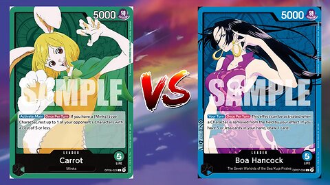 One Piece TCG Carrot VS Boa Hancock!!