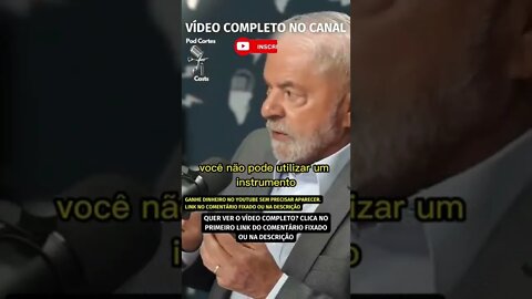 LULA SOBRE FAKE NEEWS #shorts #lula #debate