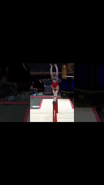 Joscelyn Roberson (USA) Beam Dismount - EF Cairo World Cup 2023 #shorts