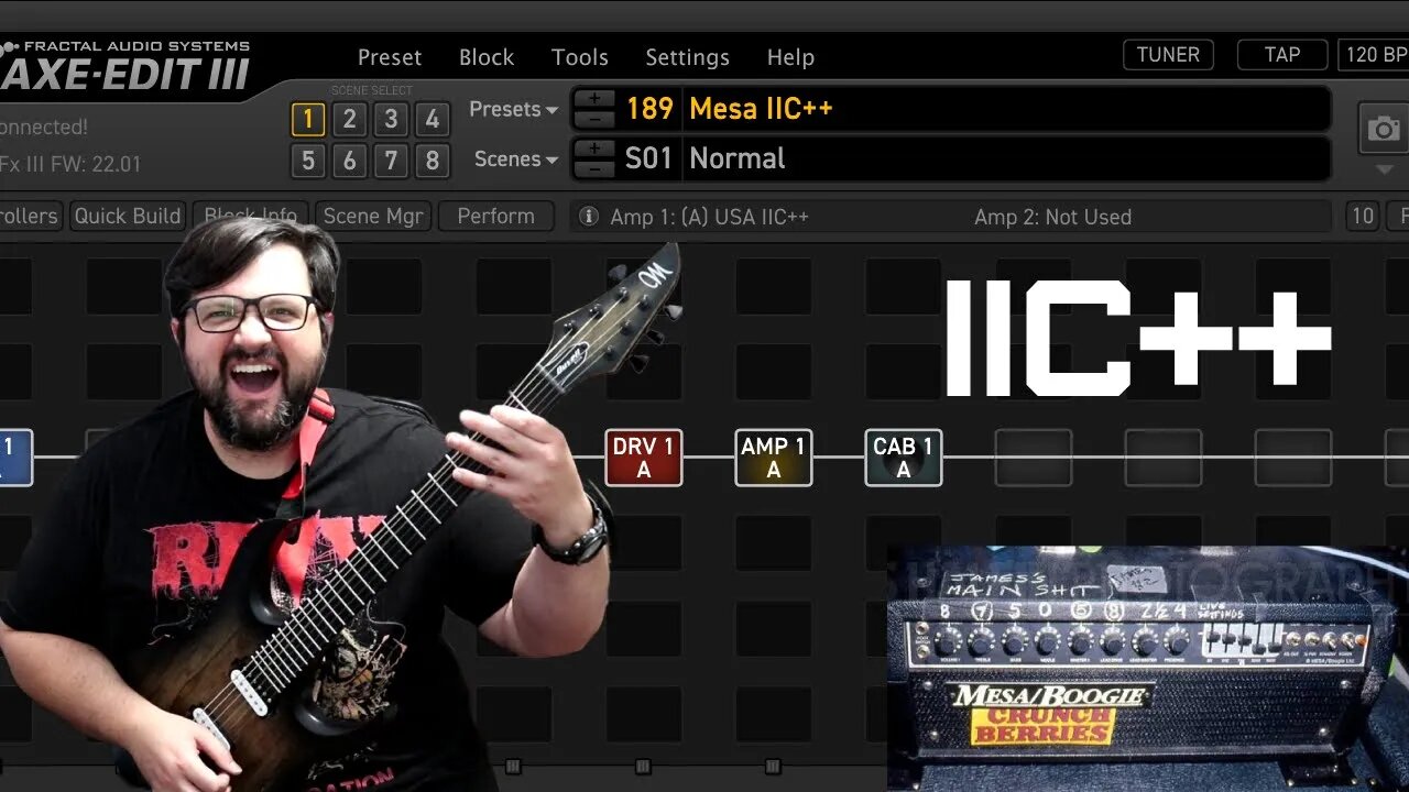 Amps of The Axe Fx III: Mesa IIC++