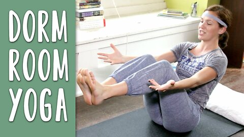 Dorm Room Yoga | 30 Minute Yoga Workout Video for Small Spaces