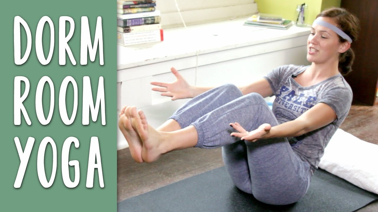 Dorm Room Yoga | 30 Minute Yoga Workout Video for Small Spaces