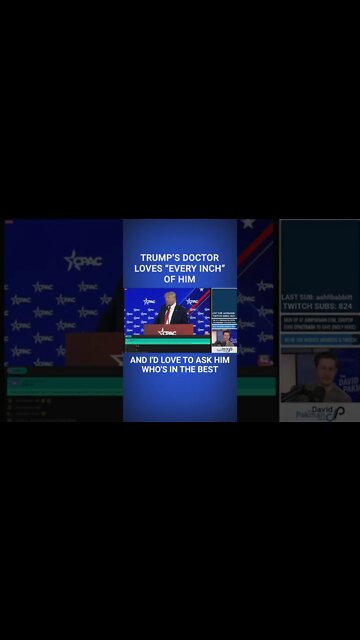 Trump's Doctor Loves "Every Inch" of Him #shorts