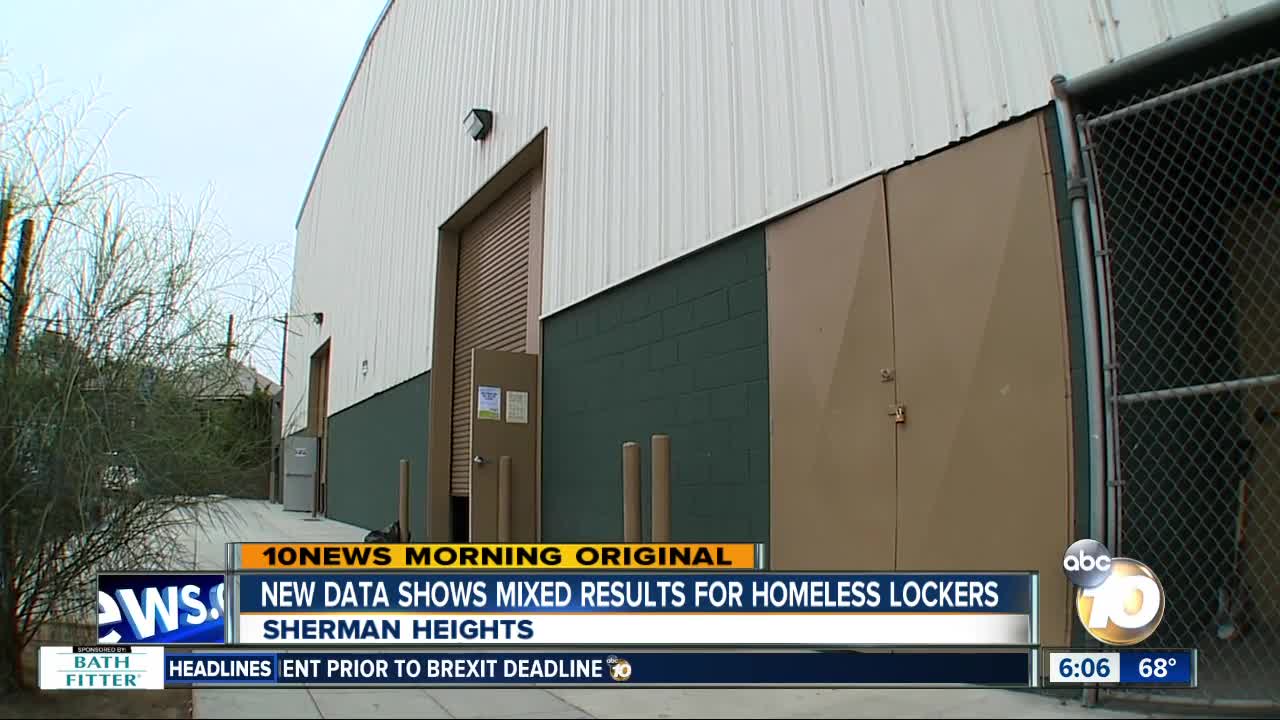 New data shows mixed results for homeless storage lockers