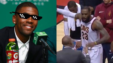 Kyrie Irving TROLLS LeBron James Over Bench Temper Tantrum