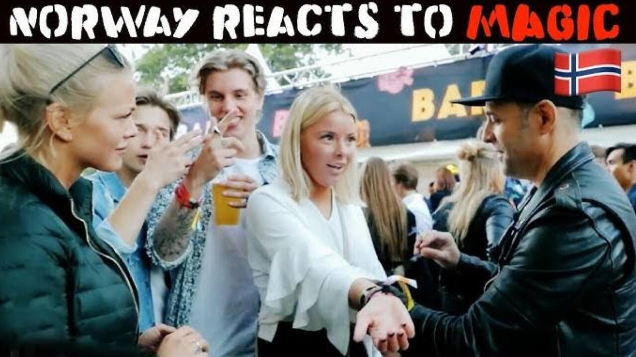 Its Look Like Real Ragic-Street Magician, Norway Girls Reaction😱😱😱😱