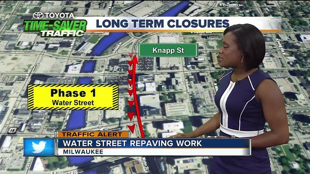 Water Street closed for repaving work