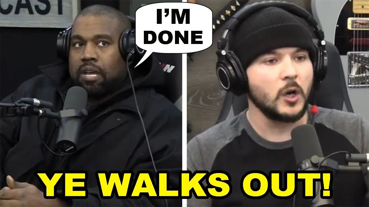 Kanye West just WALKED OFF the set of Timcast IRL with Nick Fuentes, but revealed this about TRUMP!