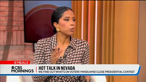 CBS correspondent says in the restaurants in Nevada she only found one Harris supporter