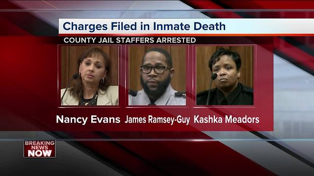 Three Milwaukee County jail staff members charged in dehydration death of inmate Terrill Thomas