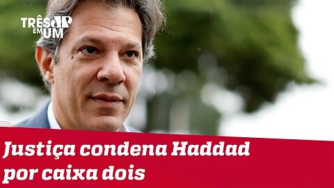 Fernando Haddad é condenado por crime de caixa dois na eleição municipal de 2012