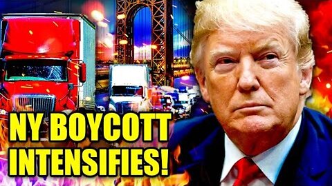 MORE TRUCKERS RISE UP AGAINST NYC AS CIVIL WAR FEARS SURGE!!!