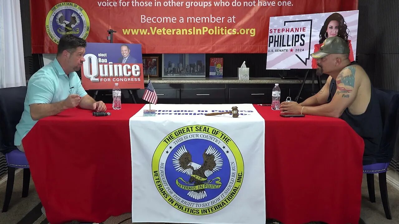 Dr. Jon Petrick discusses disability issues and concerns on the Veterans In Politics Video talk show