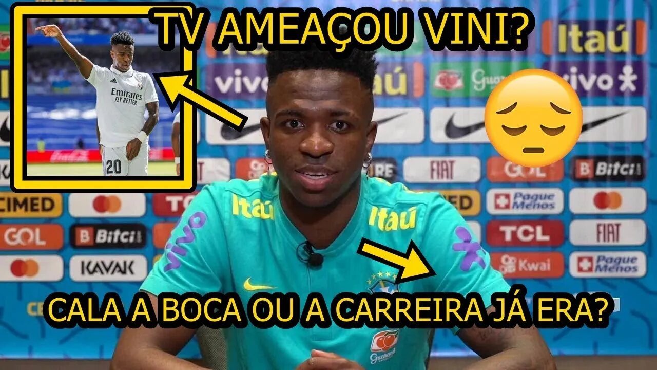 Olha o que fizeram com o Vinícius Júnior perto da Copa do Mundo