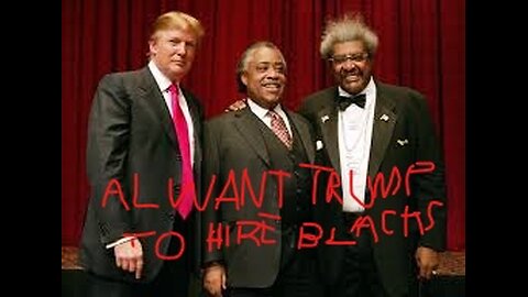 Al Sharptongue WHINES No Blacks in Trump's Cabinet!