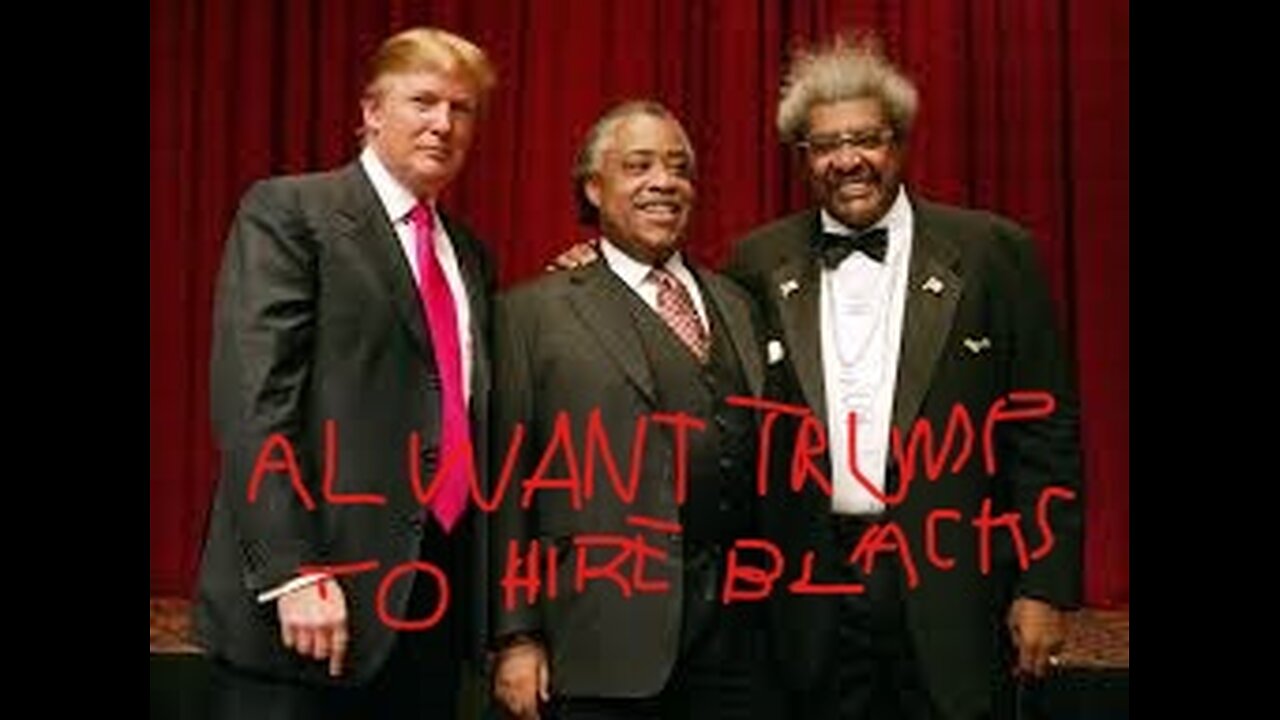 Al Sharptongue WHINES No Blacks in Trump's Cabinet!