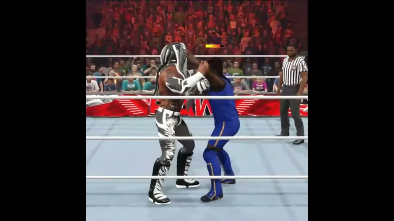 wwe 2k23 omos attack Omega after the match