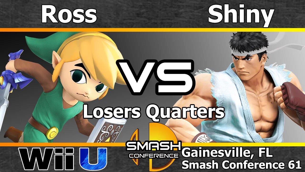 VGR DMG|Ross (Toon Link) vs. Shiny (Ryu) - Losers Quarters - SC61