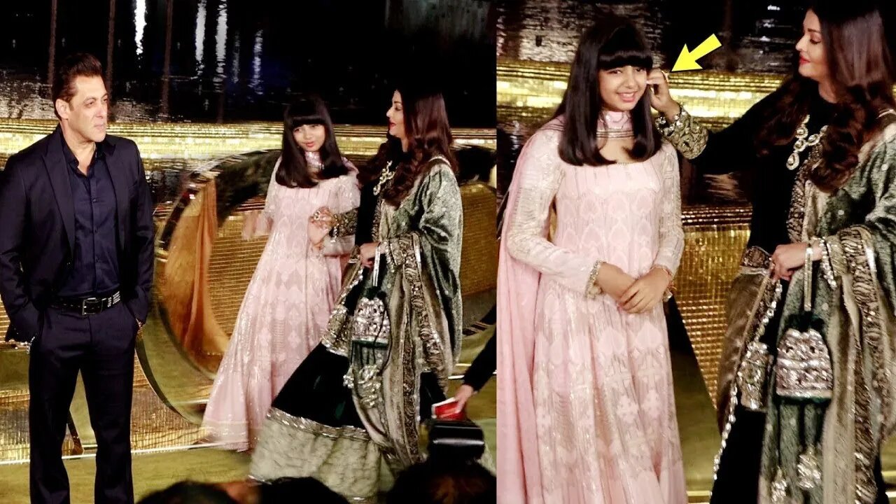 Aishwarya Rai with daughter Aradhya Bachchan at Nita Mukesh Ambani Cultural Centre