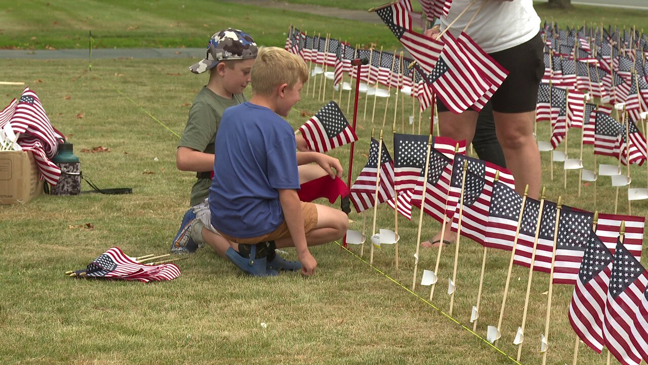 Red Cross tribute to 9/11 victims in Buffalo