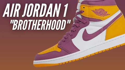 Air Jordan 1 High Brotherhood Unboxing