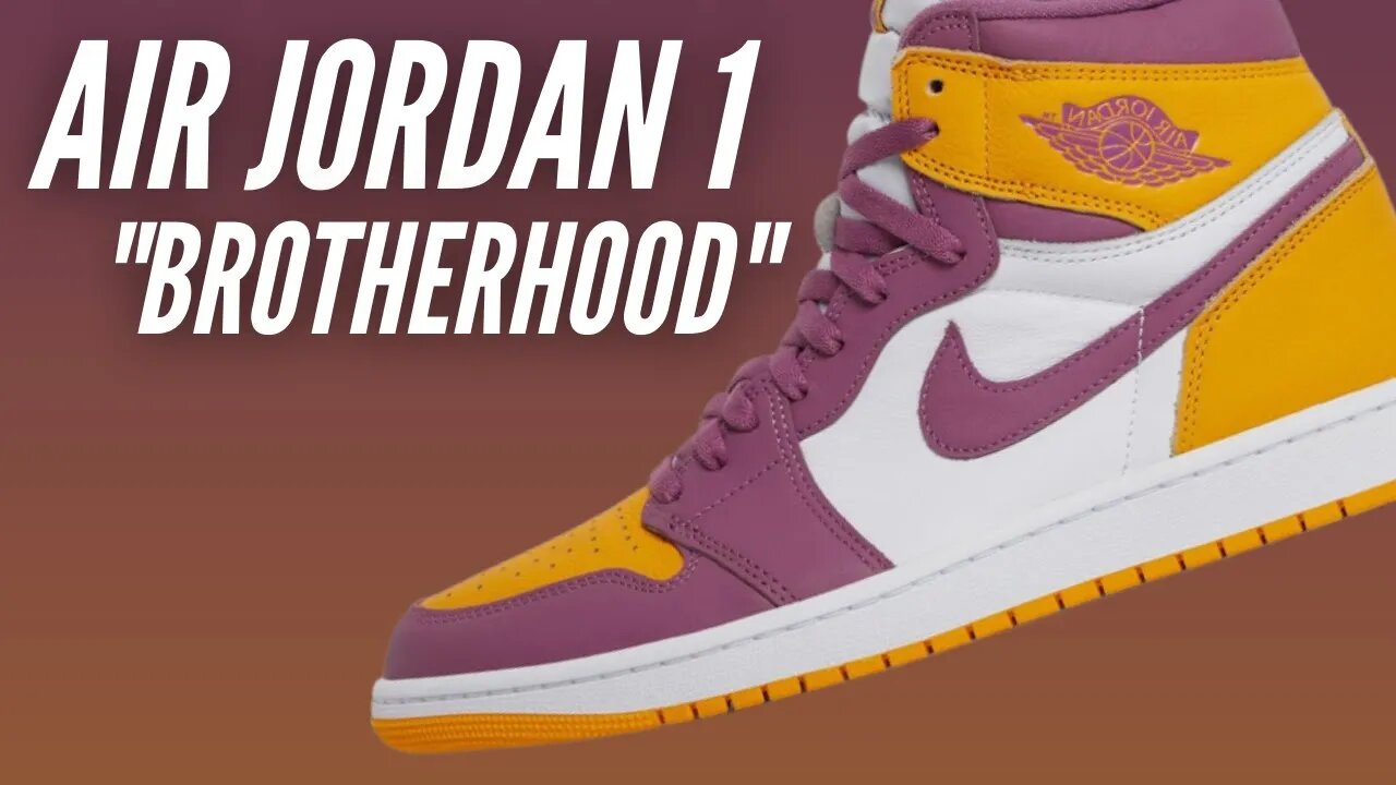 Air Jordan 1 High Brotherhood Unboxing