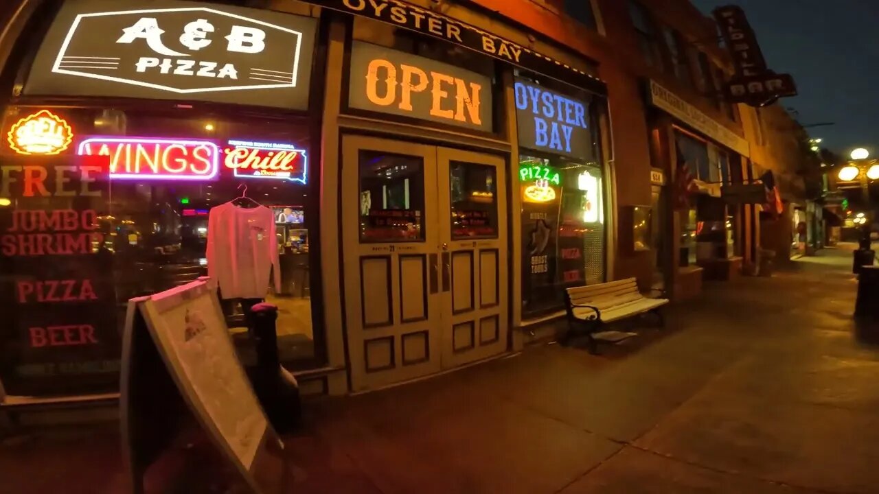 Deadwood at night and Bullocks Hotel!