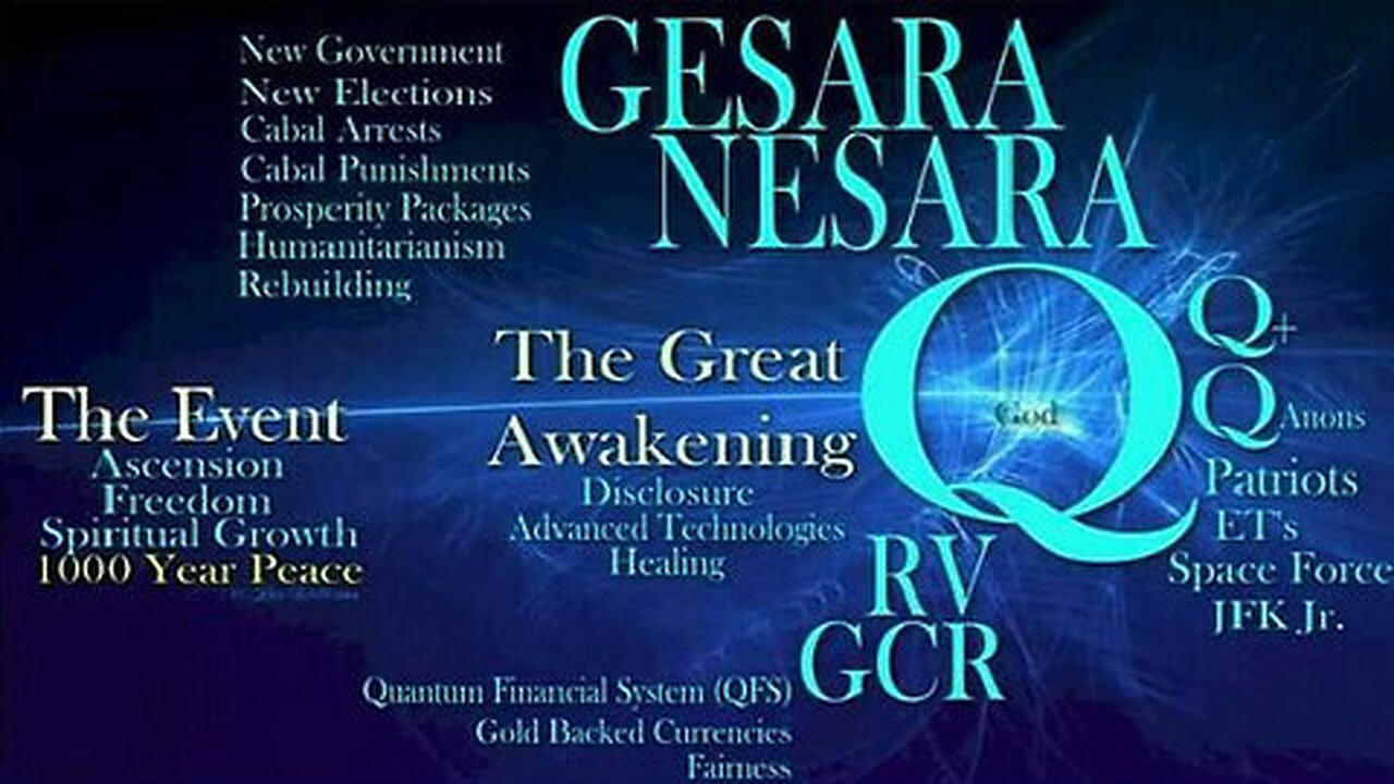 GESARA NESARA QFS Global Financial Reset ~ Q - Trust The Plan