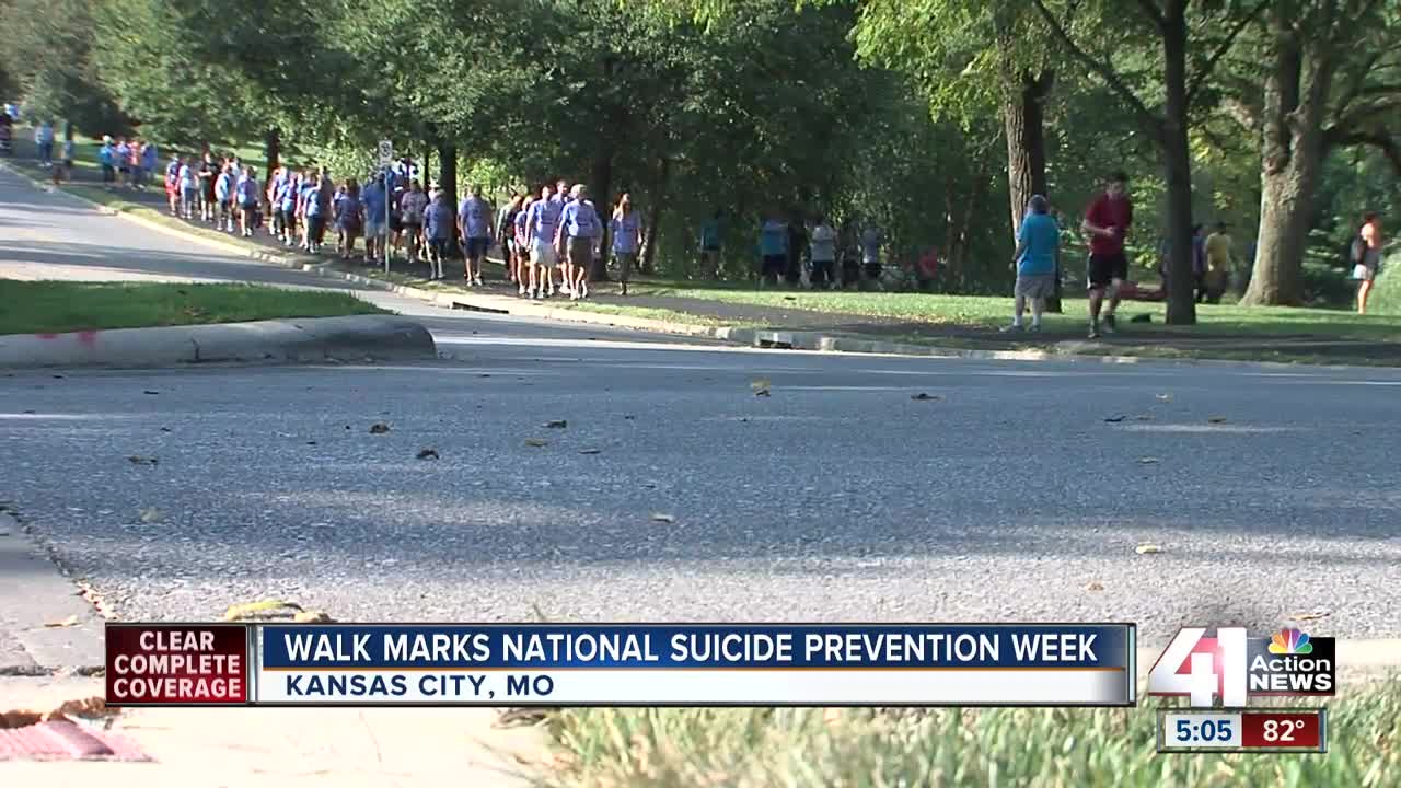 Walk marks National Suicide Prevention Week