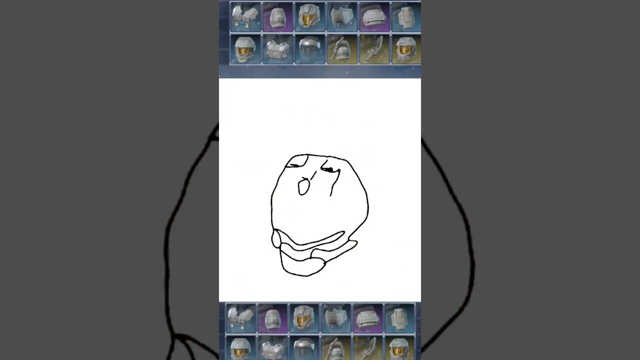 Drawing Every Item Here ... #haloinfinite #halo #art