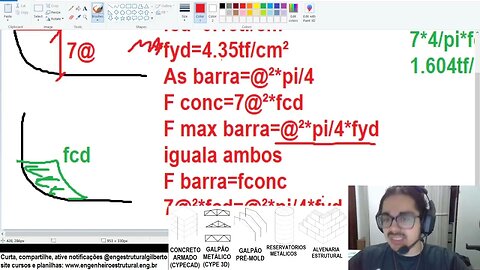 Ancoragem por raio de dobra Eng Estrutural