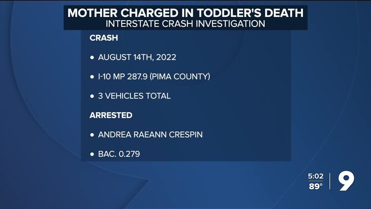 Tucson Mother Charged in Toddler's Death