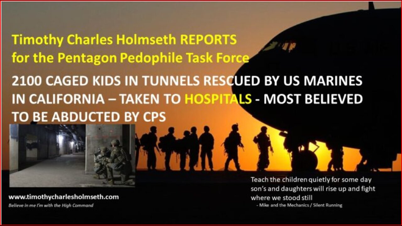 2100 Kids Saved From Tunnel by Marines 2018