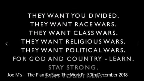 3 YEARS AGO JOE M CREATED A VIDEO TO HELP THOSE UNDERSTAND WHAT IS GOING ON