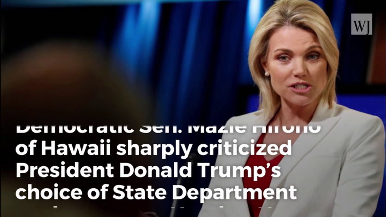 Democratic Senator Immediately Launches Attack on Trump’s UN Ambassador Pick