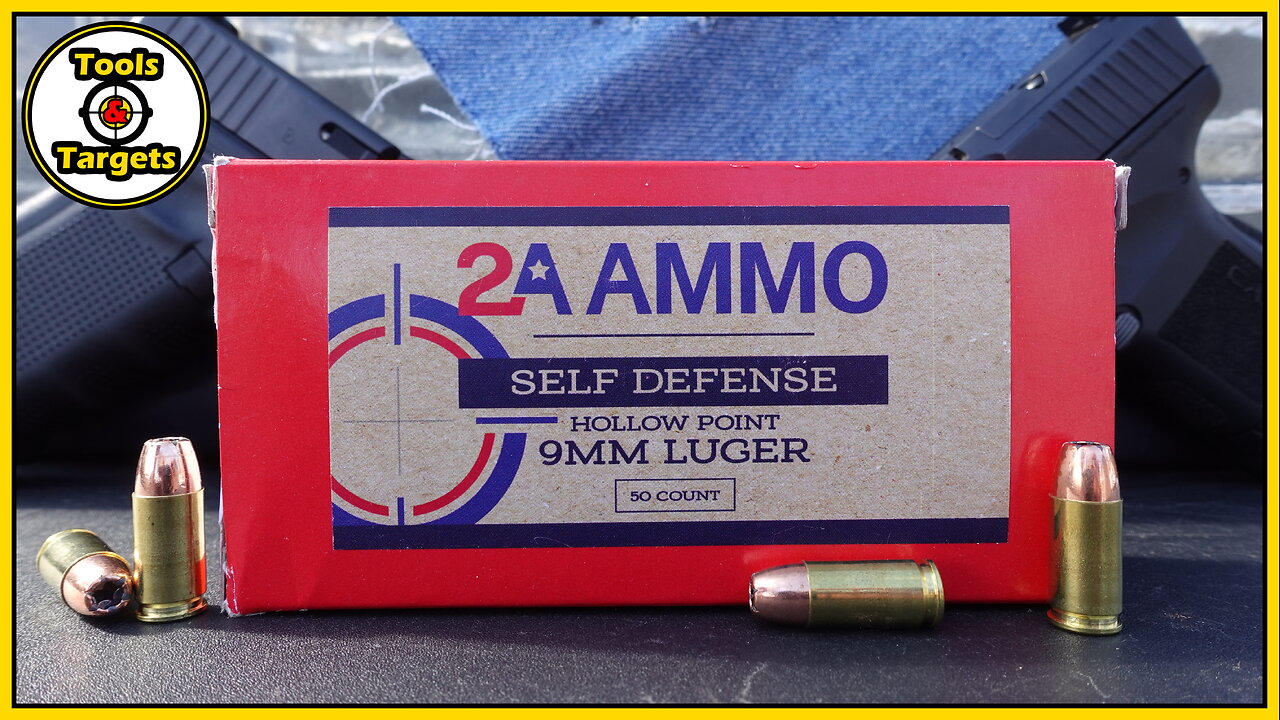 An Unknown HERO?...2A AMMO 9mm 124 Grain Self-Defense Ammo Ballistic Gel Test & Review!