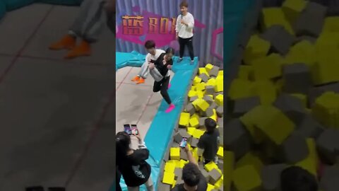 Best Funny videos 2022 😂 Trampoline Jumping #53 #shorts #poseitv