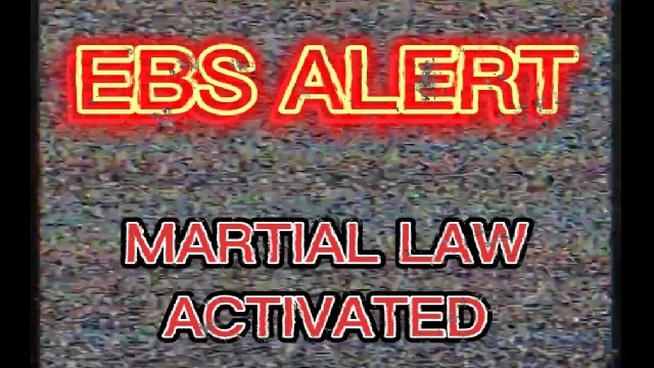 Breaking News: Global EBS Alert Set to Activate - Mass Arrests and Military Tribunals on October!