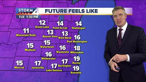 After record highs, windchills in the teens tomorrow