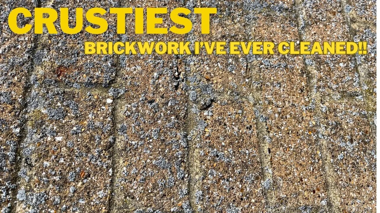 TRANSFORMING Some Of the CRUSTIEST, MOULD & LICHEN INFESTED Brickwork I've EVER Cleaned!