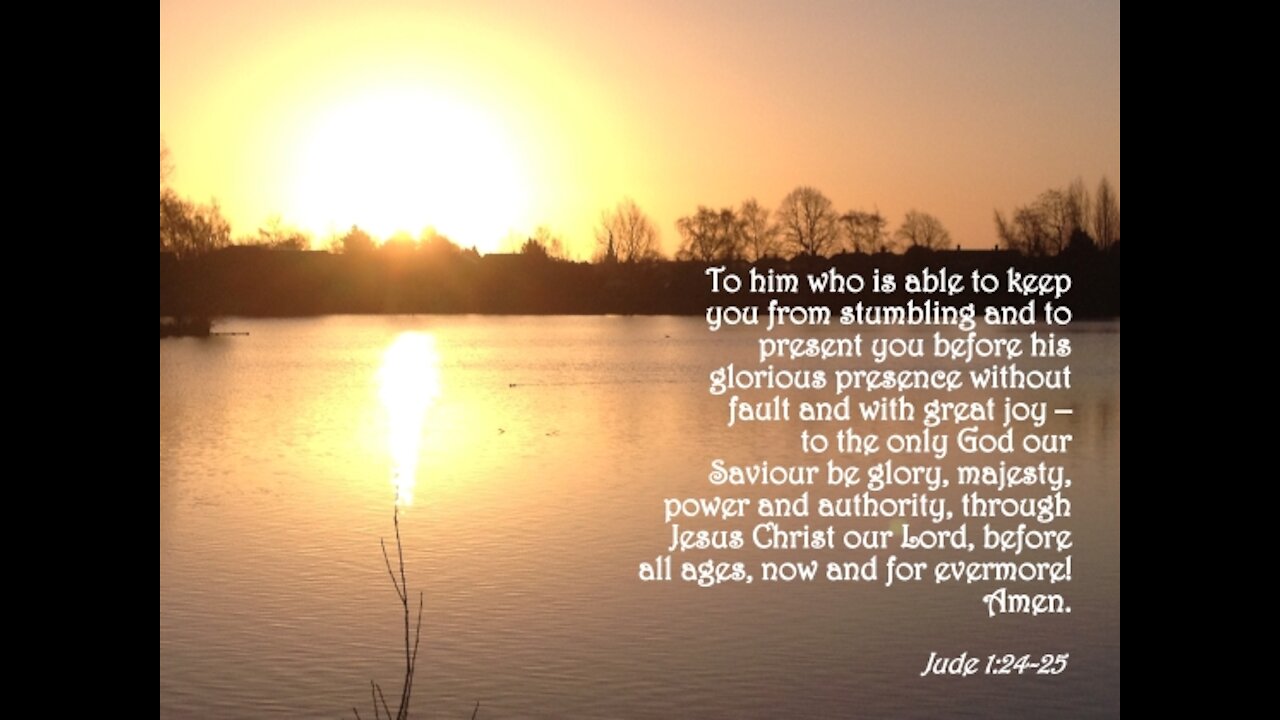 Daily Devotional -- Jude 1.24-25 "Our God Is Able" Jesus Christ Follower 'Dedicated2Jesus'