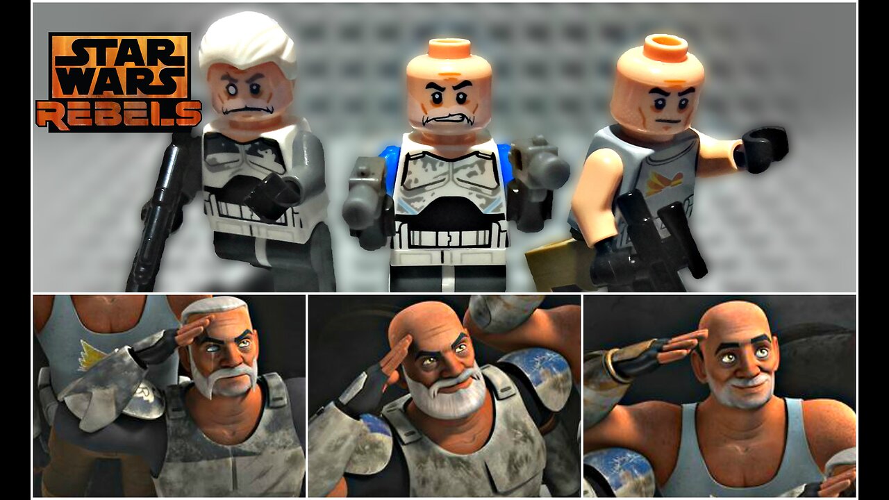 LEGO Star Wars Rebels - Captain Rex & Commander Wolffe Minifigure Upgrades & Reviews (2016)