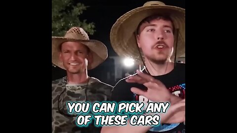 Mr beast Giving away 40 cars to random stranger