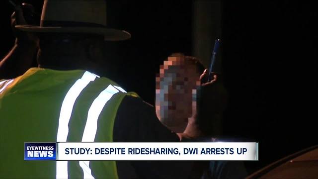 Study: Despite ridesharing, DWI arrests up